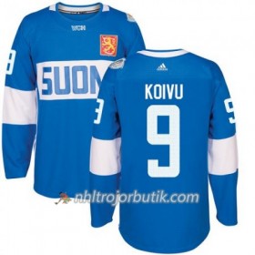 Finland Tröja Mikko Koivu 9 World Cup 2016 Blå Premier